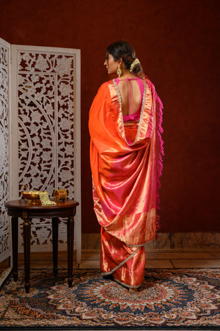 Saree with Blouse (Pure Silk)
